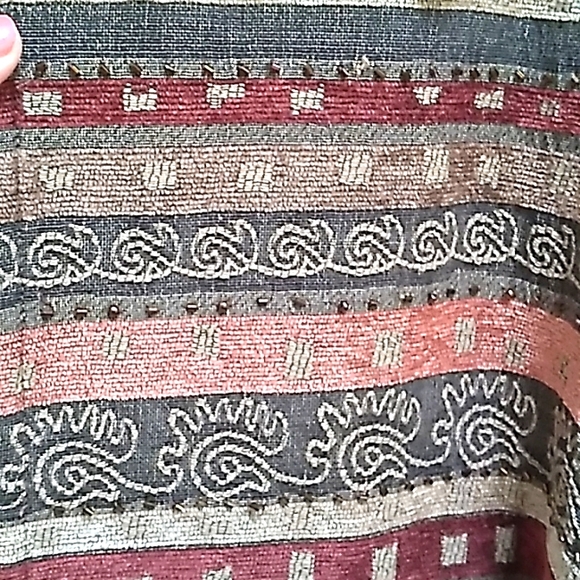 Alfred Dunner Southwest Open Beaded Lined Blazer. Size See Measurements - Picture 4 of 11